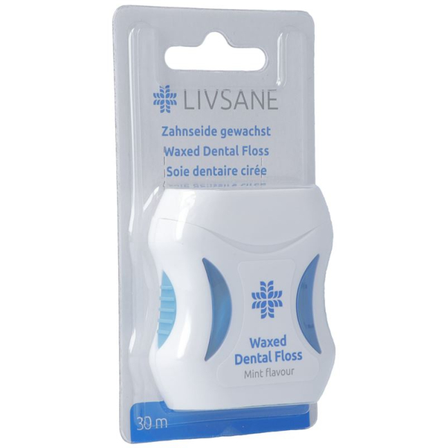 Buy Livsane Dental Floss Waxed 30m Online at Beeovita