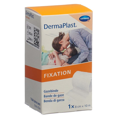 DermaPlast gauze bandage edged 8cmx10m