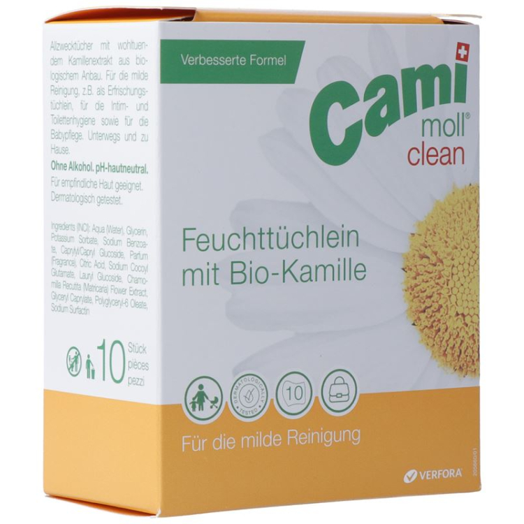 CAMI MOLL សម្អាត Feuchttücher NF