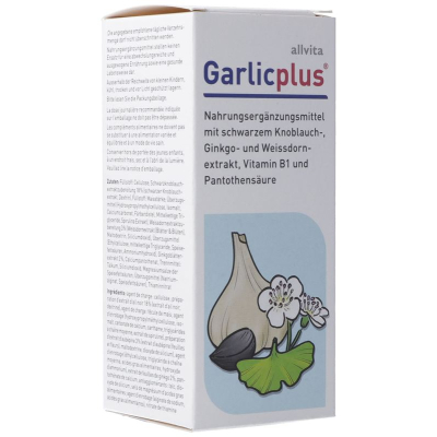 Allvita Garlic plus film-coated tablets Fl 180 Stk