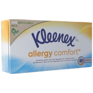 Kleenex Facial Tissues Allergy Comfort Box 56 pcs