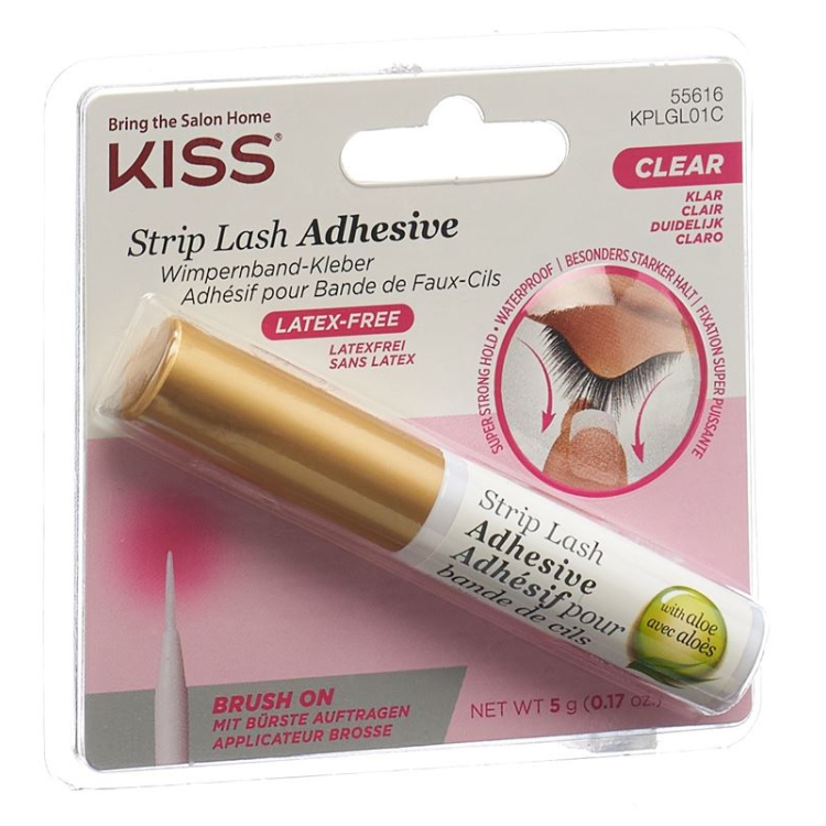 Kiss 24 HR Strip Eyelash adhesive clear