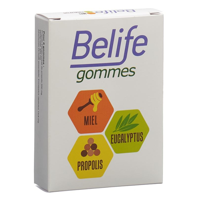 Belife Gommes Propolis Honig-Eucalyptus Ds 45g
