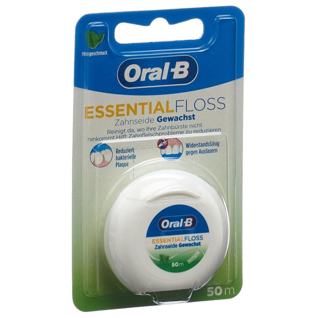 Oral-B Essentialfloss 50m Minze gewachst