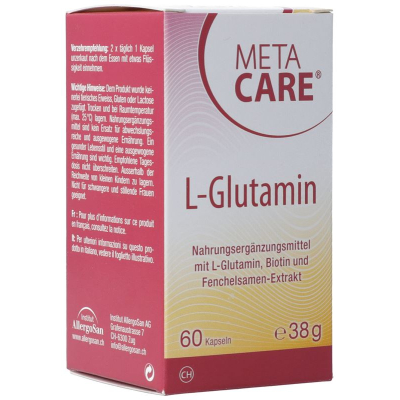 METACARE L-Glutamin Qapaqları