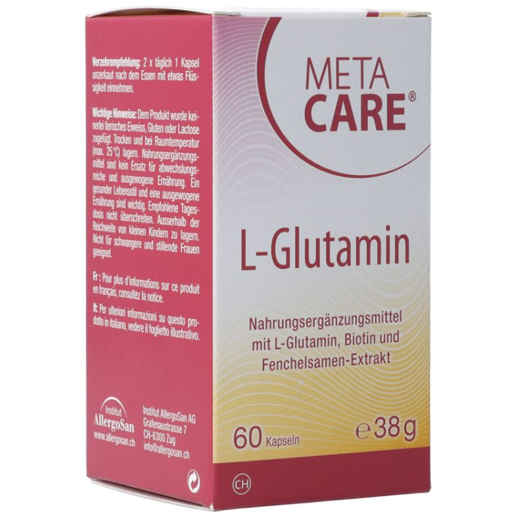 METACARE L-Glutamin Kaps