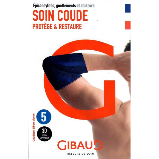 GIBAUD Elbow Bandage - Size 3 (26-28cm)