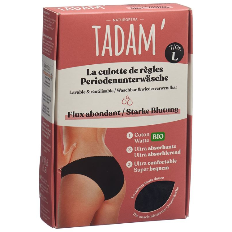 TADAM period underwear heavy bleeding L