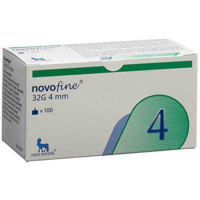 Agulha de injeção NovoFine 32G 4mm 100 un