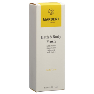 Освіжаючий лосьйон для тіла Marbert Bath & Body Fresh 200 мл