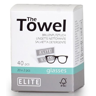 Elite Glasses Cleaning Tissues FSC 40 pcs