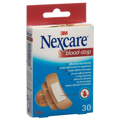 3m nexcare blood-stop pflaster 3 grossen gemischt 30 stk