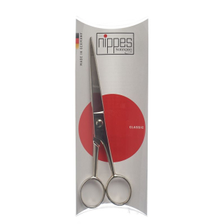 Nippes hairdressing scissors 17 cm nickel-plated