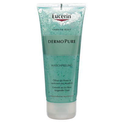 Eucerin dermopure waschpeeling tube 100 мл