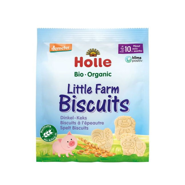 Μπισκότα Holle Little Farm 100 γρ