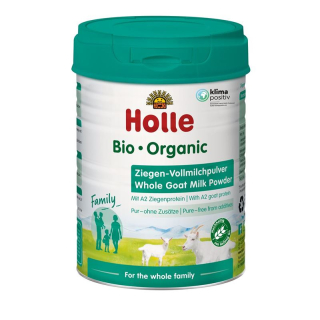 HOLLE organic whole goat milk powder family