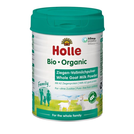 Família HOLLE Bio-Ziegenvollmilchpulver