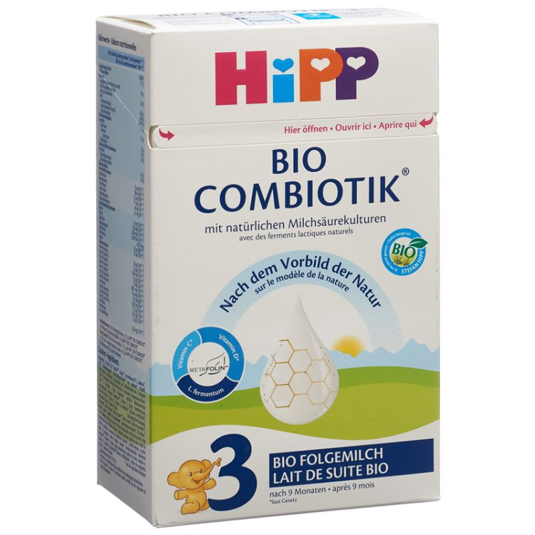 Hipp 3 Bio Combiotik 600 ក្រាម។