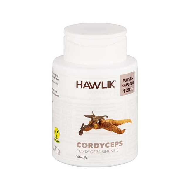 Hawlik Cordyceps powder capsules 120 pcs