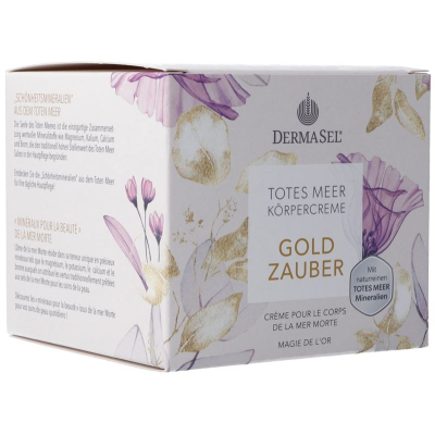 DermaSel Körpercrème Gold Zauber deutsch französisch Topf 200 ml