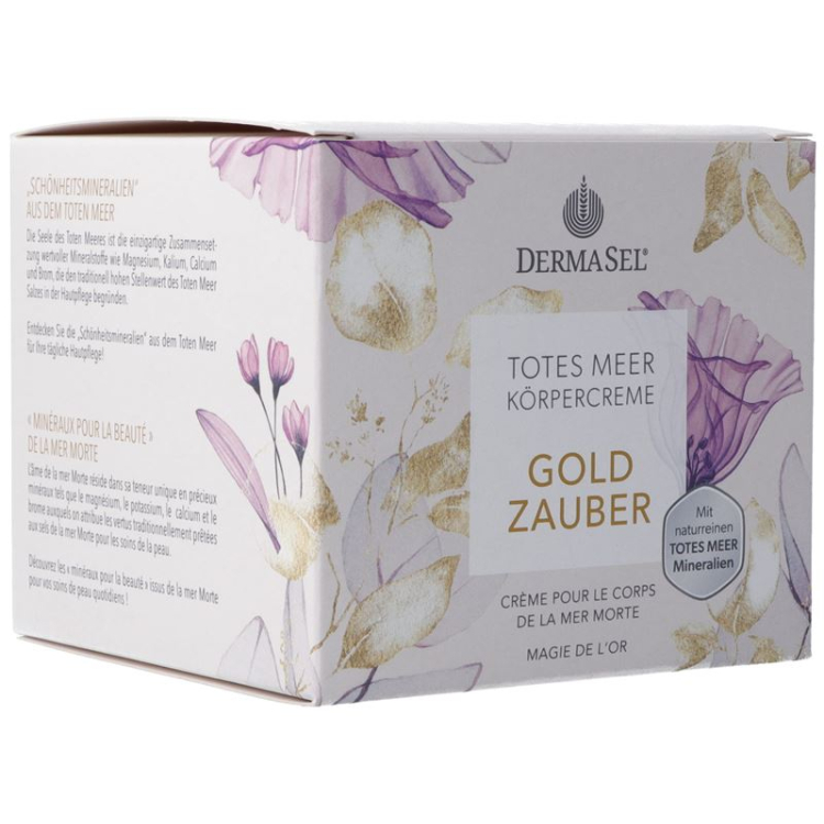 DermaSel Körpercrème Gold Zauber deutsch französisch Topf 200ml