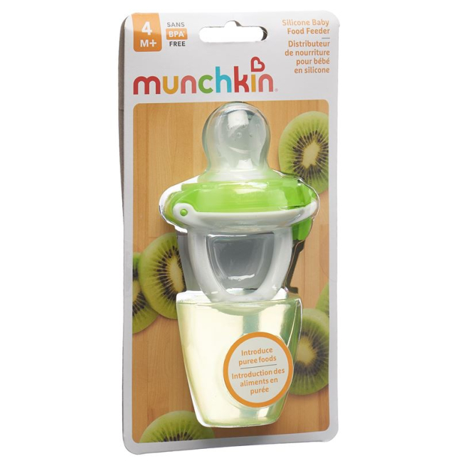 Munchkin Baby Food feeder introduction of pureed food