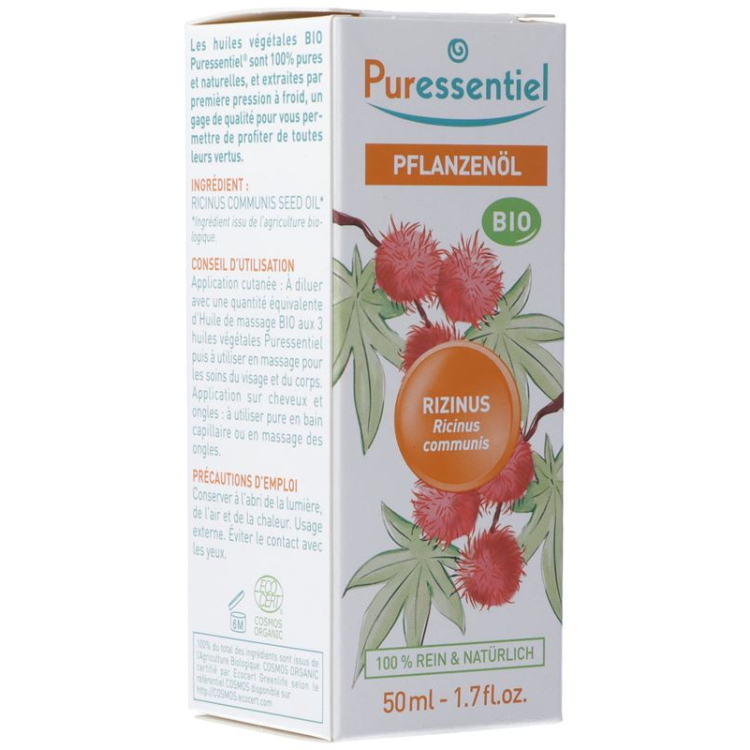 PURESSENTIEL Pflanzenöl Rizinus Bio