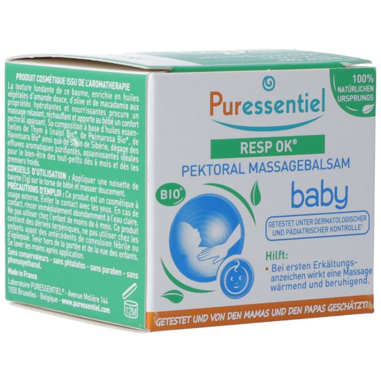 PURESSENTIEL Atemfrei Baby Balsam neue Form