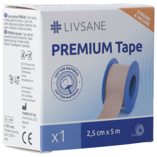 LIVSANE Premium Fixierpflaster 2.5cmx5m