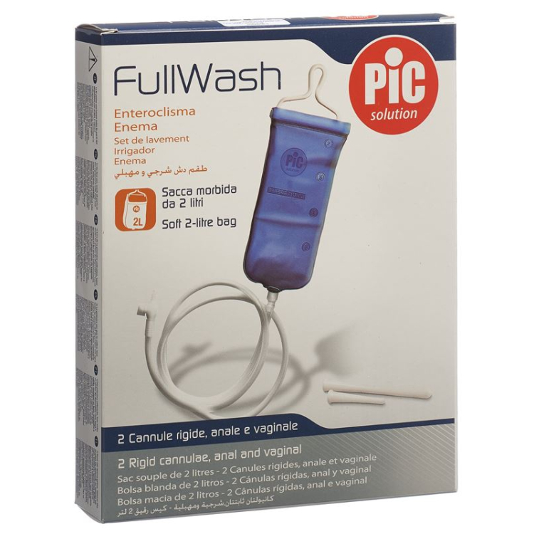 PIC SOLUTION Fullwash השקיה סט 2L mit Anal- und Vaginalkanüle