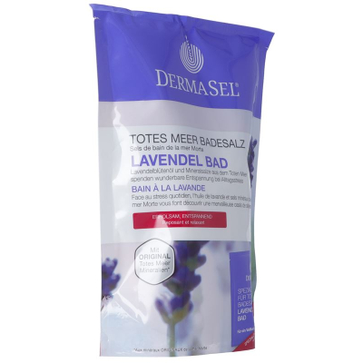 DermaSel Bath Salt lavender កាបូបអាល្លឺម៉ង់/បារាំង 400 ក្រាម។