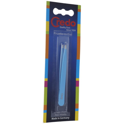 CREDO tweezers Pop Art lacquered 9cm slanted rust-free