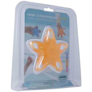 SUNDO hand and finger trainer star orange medium
