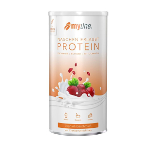 پروتئین myLine با ماست ال کارنیتین Plv با کرن بری 400 گرم