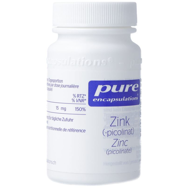 Pure Zink Kaps 15 mg Ds 60 Stk