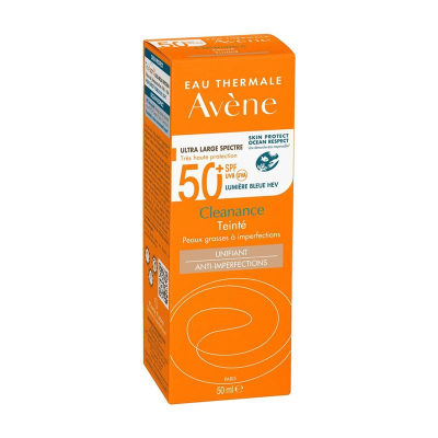 Avene Sun Cleanance Sonne getönt SPF50+ Disp 50 ml