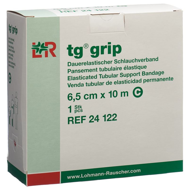 Lohmann & Rauscher tg grip support buisverband 6,5cmx10m