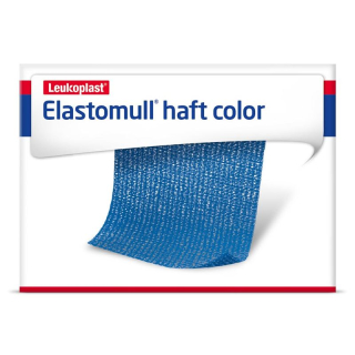 Elastomull haft color hospital 20mx8cm stretched blue