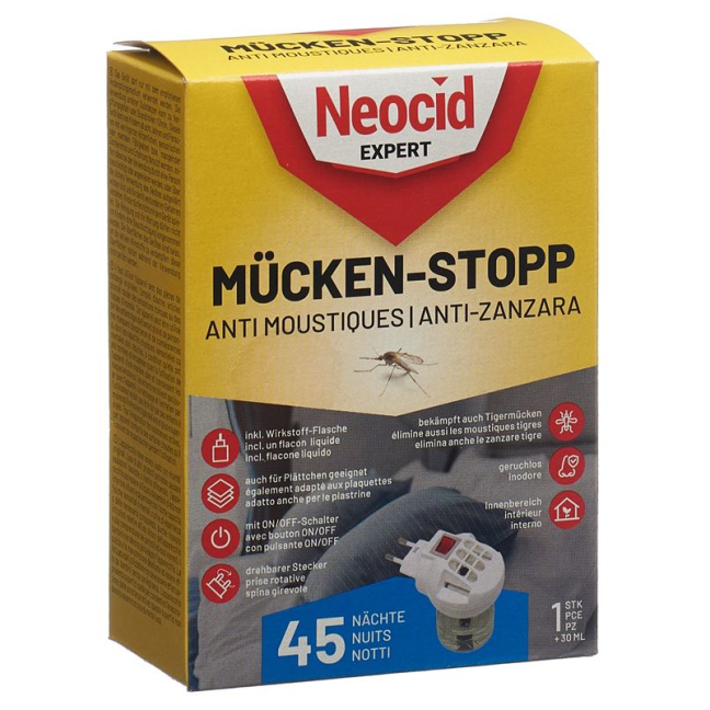 NEOCID EXPERT Mosquito Repellent Combi 1pc + 30ml