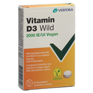 VITAMIN D3 WILD chewable 2000 IU vegan