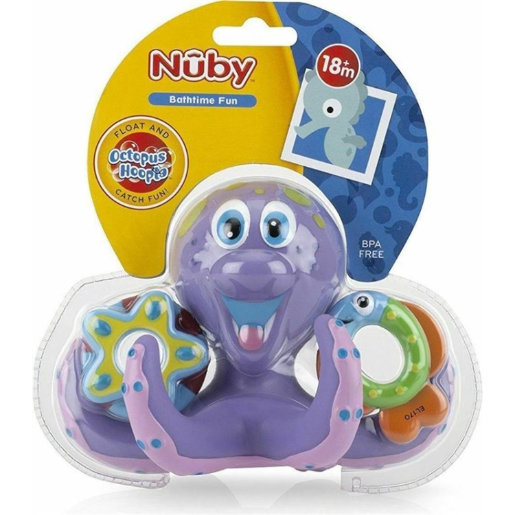 NUBY Schwimender Oktopus mit Spielfiguren