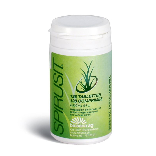 SPIRUSIT Microalgae Tabl 500 mg Ds 128 pcs