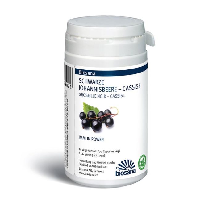 Biosana Blackcurrant Plus 410 mg 70 capsules