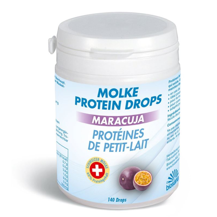 Biosana Whey Protein Drops Passion Fruit 140 pieces