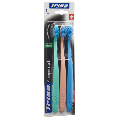 TRISA toothbrush Compact Soft Trio soft