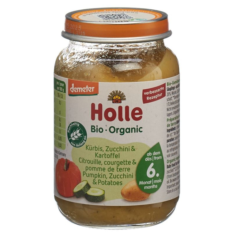 HOLLE Kürbis Zucchini und Kartoffel