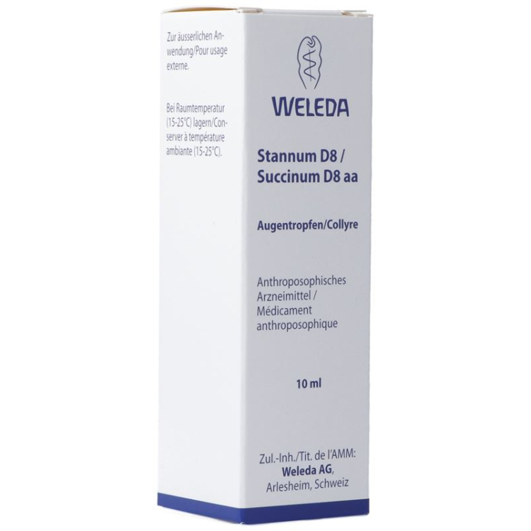 WELEDA Stannum D 8/Succinum D 8 aa Gtt Opht