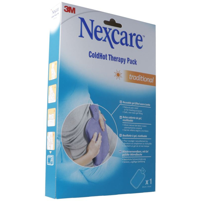 កញ្ចប់ព្យាបាល 3M Nexcare ColdHot Therapy Pack Wärmeflasche Traditional samtweich