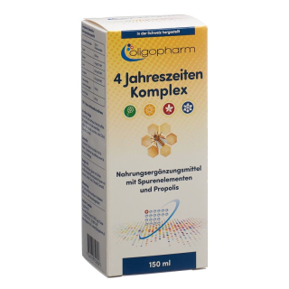 Oligopharm siroop 4 jahreszeiten met propolis fl 150 ml