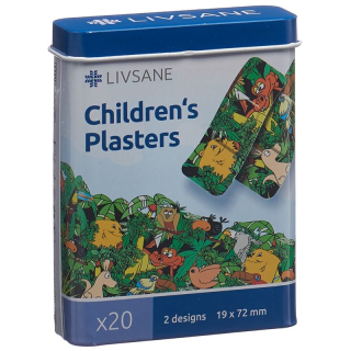 Livsane Children's Plaster Jungle Animals Ds 20 pcs